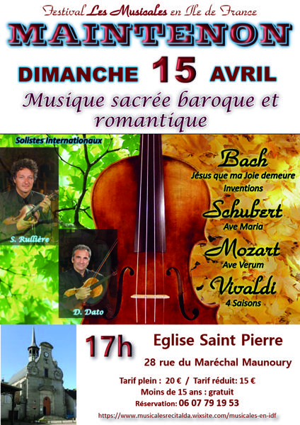 Musique sacrée baroque et romantique