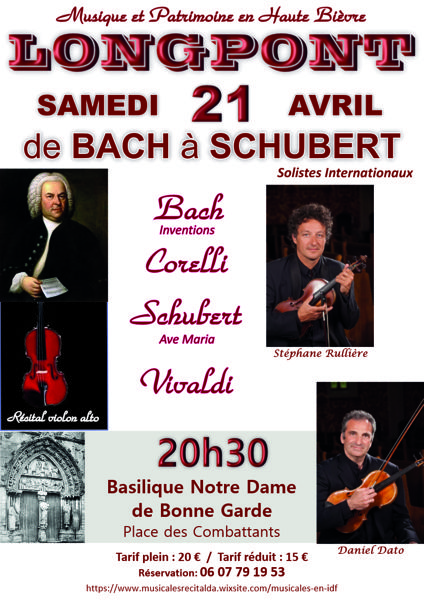 de Bach à Schubert