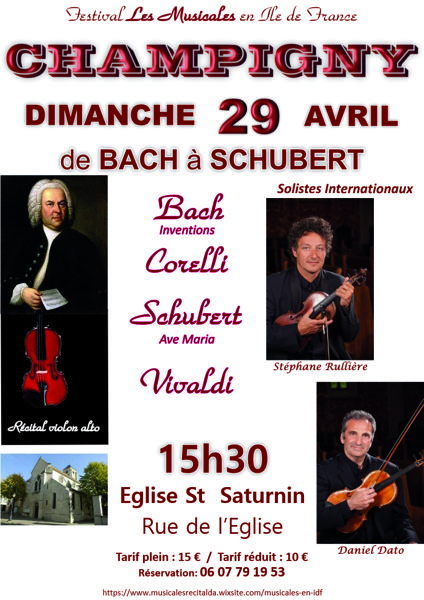 de Bach à Schubert