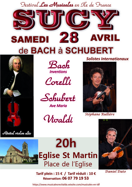 de Bach à Schubert