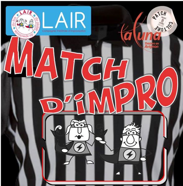 Match d'impro LAIR  au Théâtre de La Luna