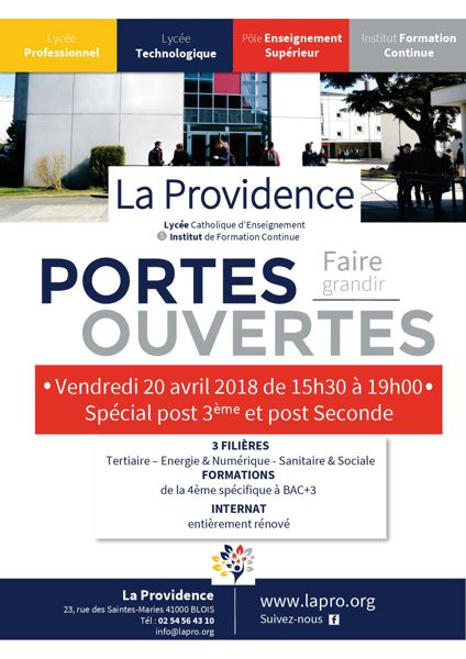 Portes Ouvertes du Lycée La Providence