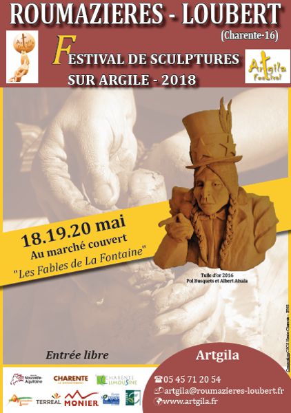 Festival ARTGILA « Les fables de La Fontaine », 18, 19 et 20 mai à Roumazières-Loubert.