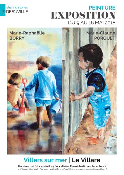 Exposition peinture par Marie-Raphaëlle Borry et Marie-Claude Porquet