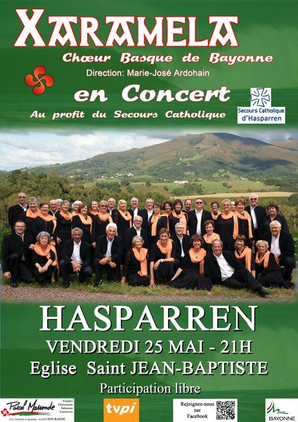 XARAMELA en concert au profit du Secours Catholique