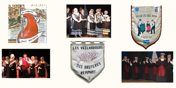 Spectacle danses traditionnelles Bretagne - Aveyron - Limousin