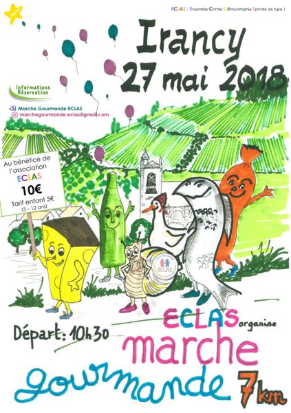 Marche Gourmande ECLAS - Irancy 27 mai 2018