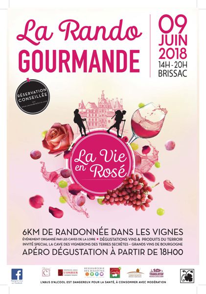 Randonnée - La Vie en Rosé - Rando Gourmande - Samedi 9 juin 2018