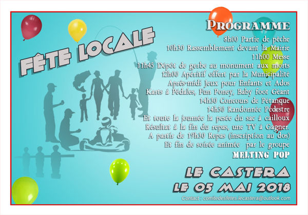 fête locale Le Castera