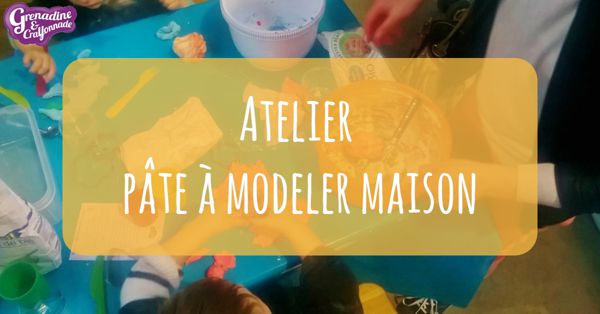 Atelier pâte à modeler maison