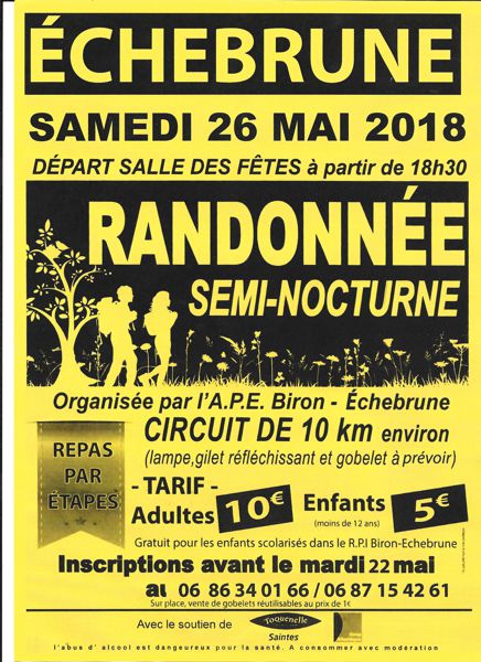 Randonnée semi-nocturne