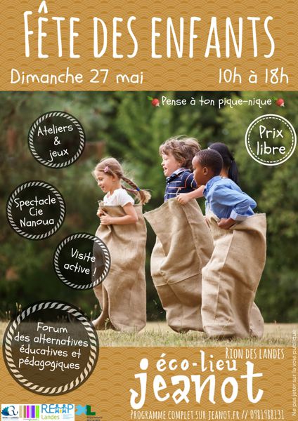 Fête des enfants à l'écolieu Jeanot !