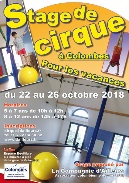 Ateliers et stages de cirque à Colombes