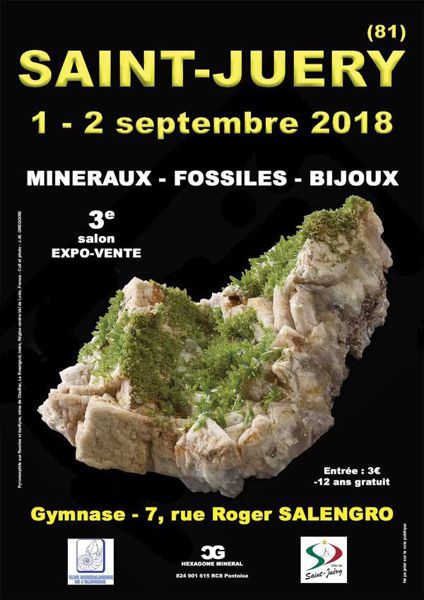 3e Salon Minéraux Fossiles Bijoux de Saint-Juéry - Tarn - Occitanie - France