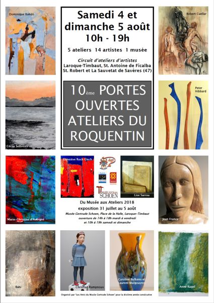 10ème Édition des Portes Ouvertes des Ateliers Roquentins