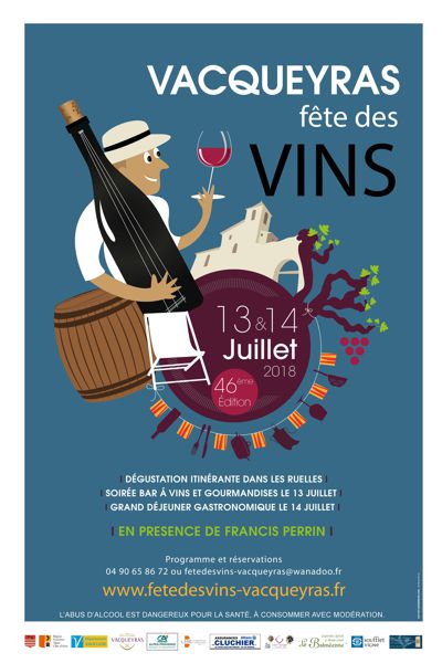 Fête des vins à Vacqueyras les 13 & 14 juillet !
