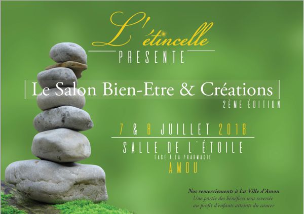 2ème édition du Salon du Bien-Être & Créations à AMOU (40330) le 7 et 8 juillet 2018