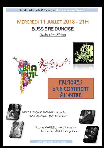 MUSIQUES D'UN CONTINENT À L'AUTRE