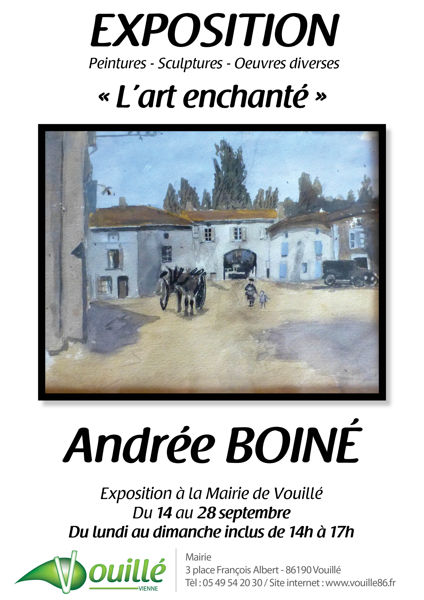 Exposition Andrée BOINE
