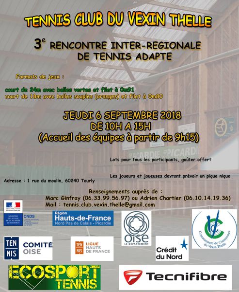 TOURNOI INTER REGIONAL DE TENNIS HANDICAP