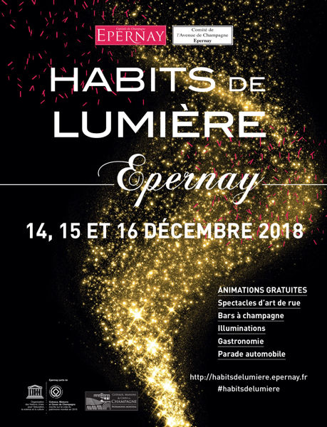 Habits de Lumière à Epernay