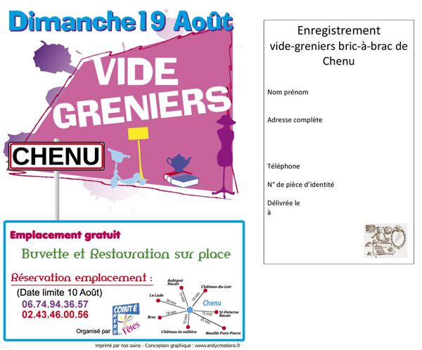 Vide-greniers de Chenu