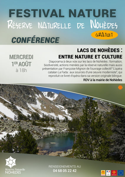 Conférence sur les lacs de Nohèdes : entre nature et culture