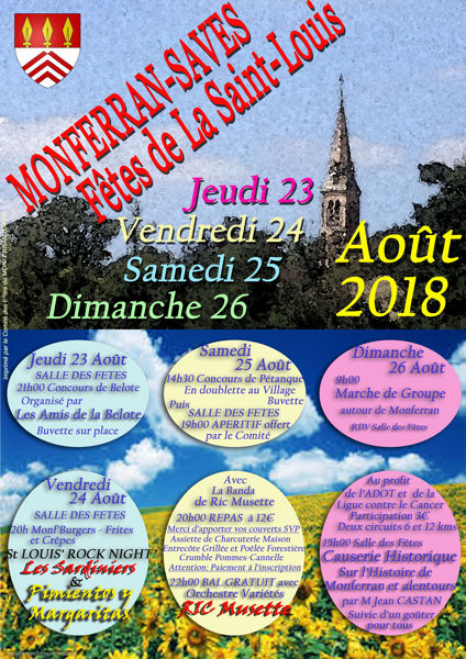 FETES DE LA SAINT LOUIS 2018