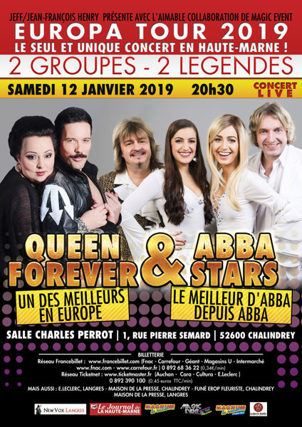 CONCERT QUEEN FOREVER & ABBA STARS