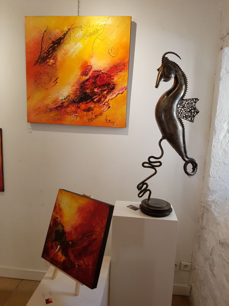 Exposition de peinture sculpture à l'UDP de St Emilion