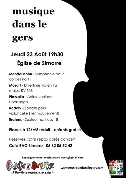 Concert classique- Musique dans le Gers