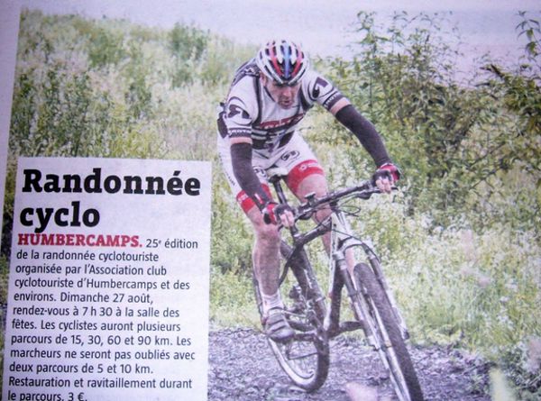 26ème Randonnée Cyclo et pédestre Humbercamps