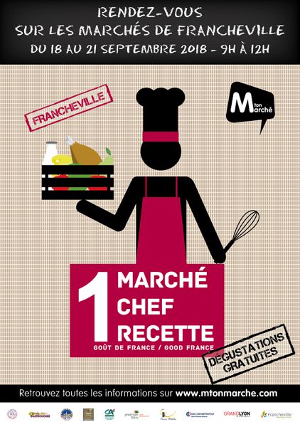 L’opération « 1 Marché, 1 Chef, 1 Recette » sur les marchés de Francheville !