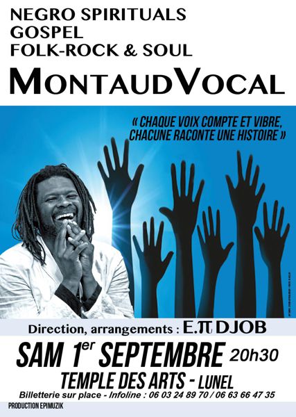 MONTAUD VOCAL dirigé par Emmanuel PI DJOB