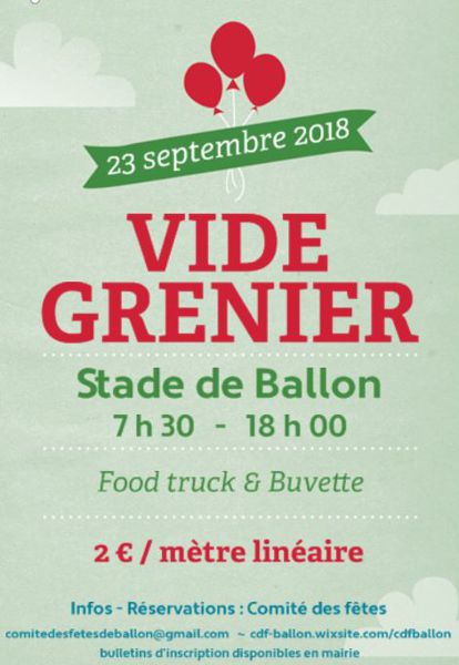 Vide-grenier à Ballon