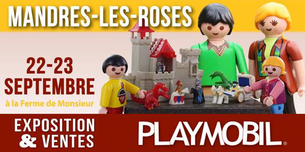 Exposition et Vente de Playmobil à Mandres Les Roses