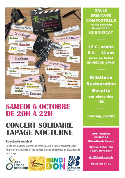 Concert caritatif - Tapage Nocturne