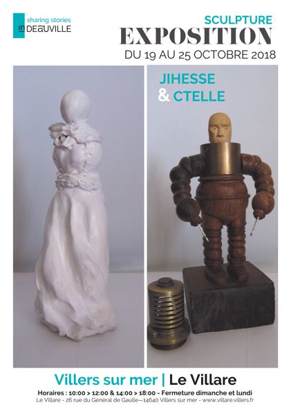 Exposition sculpture par CTELLE et JIHESSE