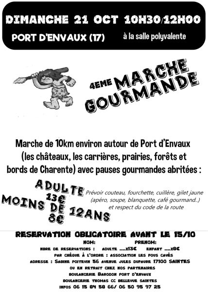 MARCHE GOURMANDE AUTOUR DE PORT D'ENVAUX