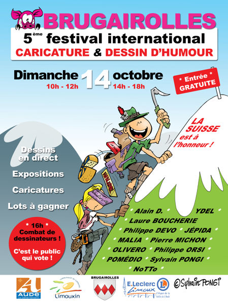 5ème Festival International Caricature et Dessin d'Humour de Brugairolles