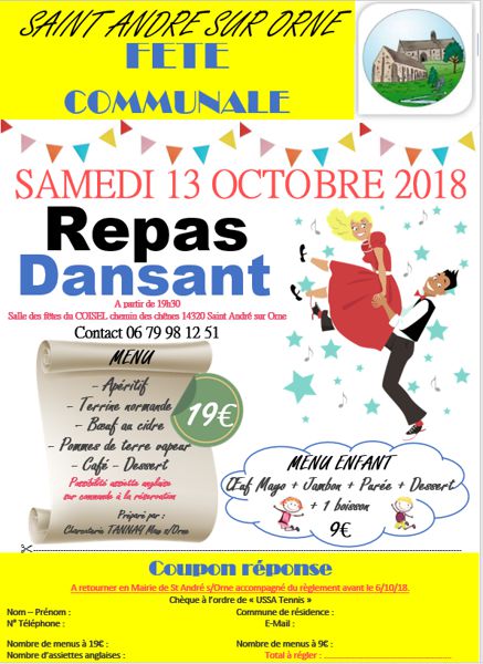 Repas + soirée dansante