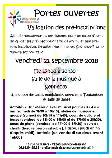 Portes Ouvertes - Inscriptions