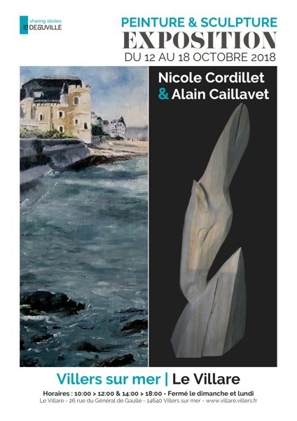 Exposition peinture et sculpture par Nicole Cordillet et Alain Caillavet