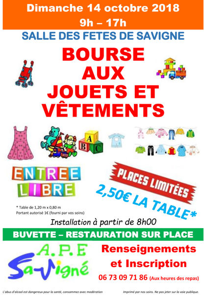 bourse aux vêtements et jouets