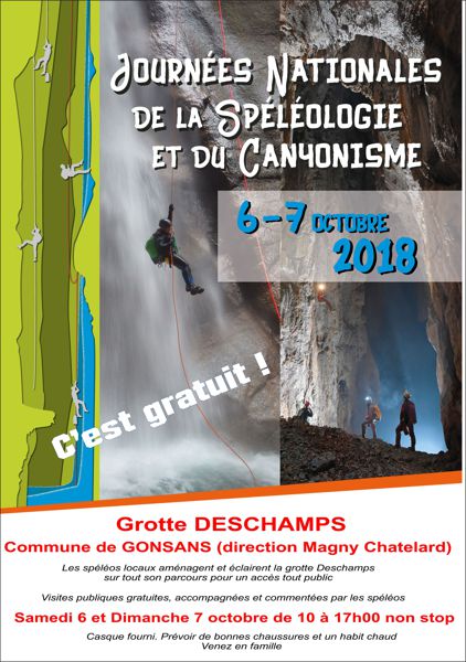 Viste de la grotte Deschamps à Gonsans 25360
