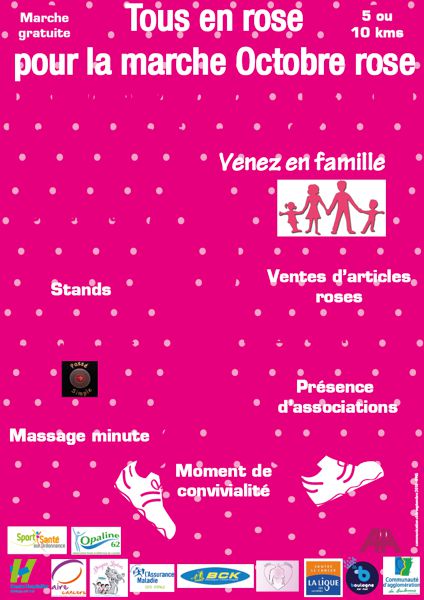 Marche Rose et initiation Dragon boat