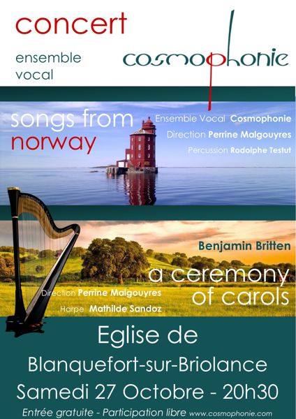 Concert Ensemble Vocal Cosmophonie Eglise