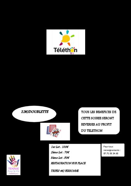 CONCOURS DE TRUT Téléthon de Tennie