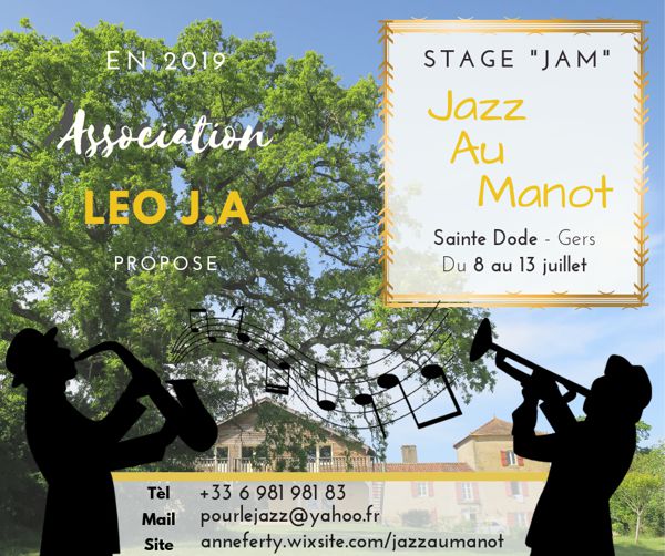 Stage de Jazz Jazz au Manot JaM