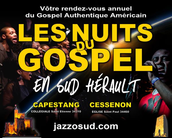 Les Nuits Gospel en Sud-Hérault 2018
